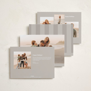 This is a sand holiday photo cards with standard by Kelly Watkins called festive printing on recycled smooth signature in standard