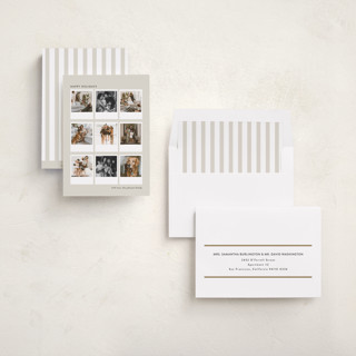 This is a pudding holiday photo cards with standard by Lucrecia Caporale called snapshot stories printing on recycled smooth signature in standard