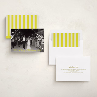 This is a citron holiday photo cards with standard by Ellen Schlegelmilch called classicly scripted printing on recycled smooth signature in standard