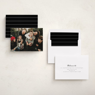 This is a coal holiday photo cards with standard by Ashley Iwafuchi called merriest wishes printing on recycled smooth signature in standard
