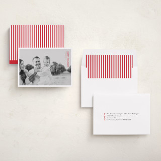 This is a berry holiday photo cards with standard by Wendy Chung called modern postcard printing on recycled smooth signature in standard