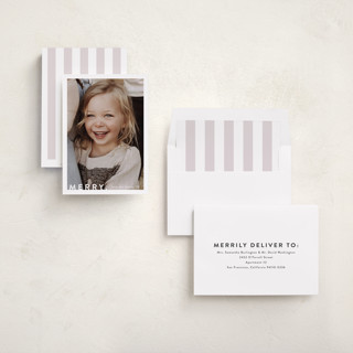 This is a snow holiday photo cards with standard by Kasia Labocki called the portrait printing on recycled smooth signature in standard