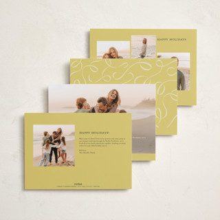 This is a sunshine holiday photo cards with standard by Alston Foster called endearing printing on recycled smooth signature in standard