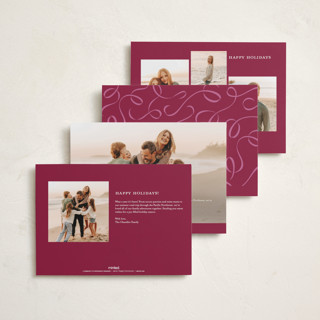 This is a sugarplum holiday photo cards with standard by Alston Foster called endearing printing on recycled smooth signature in standard