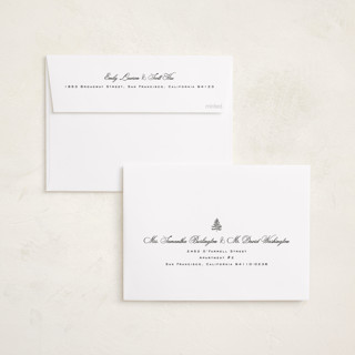 This is a midnight holiday photo cards with standard by Amy Kross called weston printing on recycled smooth signature in standard