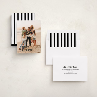 This is a ink holiday photo cards with standard by Angela Thompson called holiday fun! printing on recycled smooth signature in standard