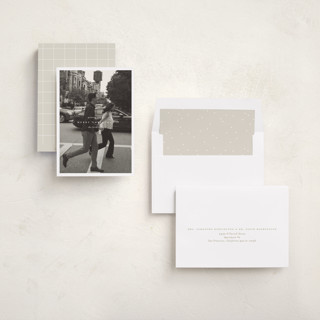 This is a snow holiday photo cards with standard by Ellen Schlegelmilch called refined printing on recycled smooth signature in standard