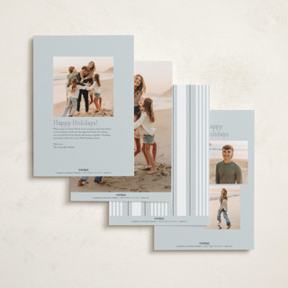 This is a coal holiday photo cards with standard by Baumbirdy called scripted note printing on recycled smooth signature in standard