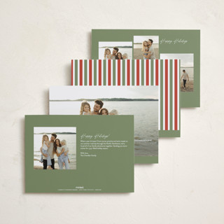 This is a berry holiday photo cards with standard by Sara Hicks Malone called holiday home printing on recycled smooth signature in standard