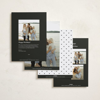 This is a snow holiday photo cards with standard by Angela Garrick called disney mickey mouse minimalist mickey printing on recycled smooth signature in standard