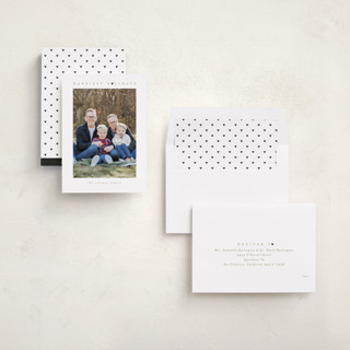 This is a snow holiday photo cards with standard by Angela Garrick called disney mickey mouse minimalist mickey printing on recycled smooth signature in standard