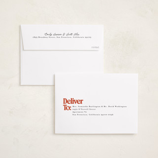 This is a snowfall holiday photo cards with standard by Everett Paper Goods called vintage classic printing on recycled smooth signature in standard