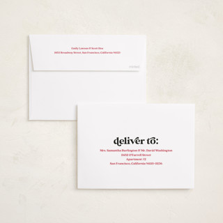 This is a candy cane holiday photo cards with standard by Louise Kay called dashing holiday printing on recycled smooth signature in standard