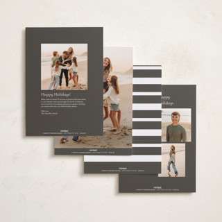 This is a cloud holiday photo cards with standard by Nicole Walsh called deux printing on recycled smooth signature in standard