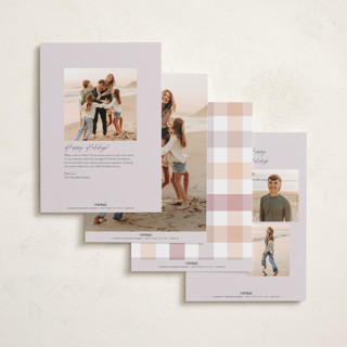 This is a bone holiday photo cards with standard by Hudson meet Rose called helping printing on recycled smooth signature in standard