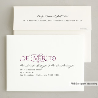 This is a berry holiday photo cards with standard by Makewells called delicate christmas printing on recycled smooth signature in standard