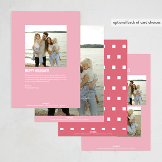 This is a sugarplum holiday photo cards with standard by Morgan Kendall called bailey printing on recycled smooth signature in standard