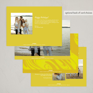 This is a bell holiday photo cards with standard by Morgan Kendall called modern traditionalist printing on recycled smooth signature in standard