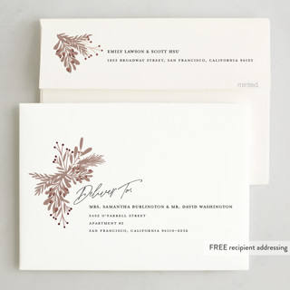 This is a pecan holiday photo cards with standard by Design Lotus called christmas time is here printing on recycled smooth signature in standard