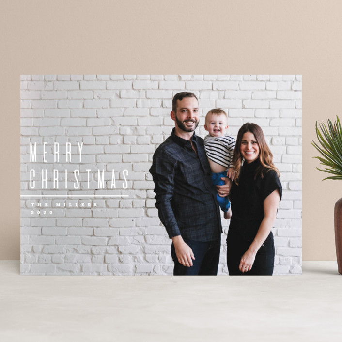 Minimal Holiday Card