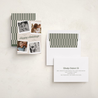 This is a balsam holiday photo cards with standard by Kristie Kern called cumberland printing on recycled smooth signature in standard