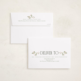 This is a evergreen holiday photo cards with standard by Erin L. Wilson called hearth garland printing on recycled smooth signature in standard