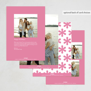 This is a gumdrop holiday photo cards with standard by Megan Davis called very merry together printing on recycled smooth signature in standard