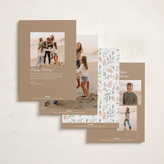This is a snow holiday photo cards with standard by Jennifer Wick called sedgwick printing on recycled smooth signature in standard
