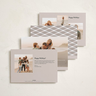 This is a snow holiday photo cards with standard by chocomocacino called madjarica printing on recycled smooth signature in standard
