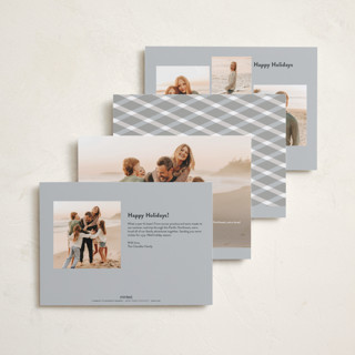 This is a jet holiday photo cards with standard by chocomocacino called madjarica printing on recycled smooth signature in standard