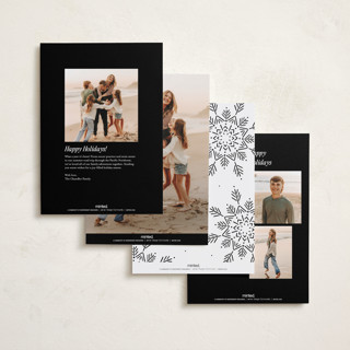 This is a coal holiday photo cards with standard by Angela Marzuki called many times printing on recycled smooth signature in standard