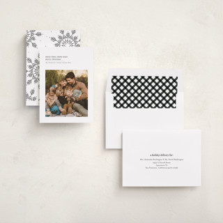 This is a coal holiday photo cards with standard by Angela Marzuki called many times printing on recycled smooth signature in standard