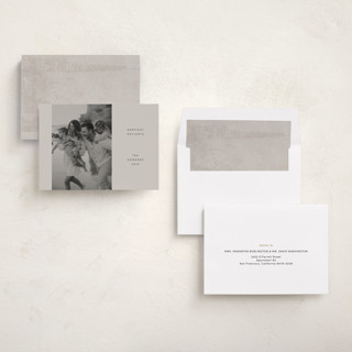 This is a ecru holiday photo cards with standard by Dana Duricekova called airy printing on recycled smooth signature in standard