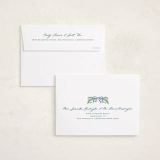 This is a holly holiday photo cards with standard by Paper Sun Studio called vintage christmas printing on recycled smooth signature in standard