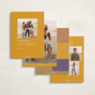 This is a peacock holiday photo cards with standard by Sumak Studio called joyful check printing on recycled smooth signature in standard