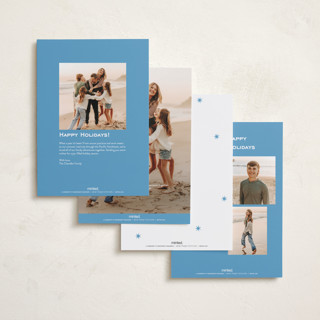 This is a lake holiday photo cards with standard by Megan Davis called galerie printing on recycled smooth signature in standard