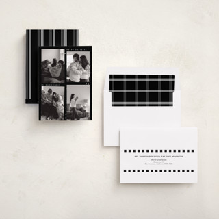 This is a film holiday photo cards with standard by Maja Cunningham called life in film printing on recycled smooth signature in standard