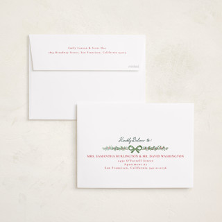 This is a evergreen holiday photo cards with standard by Petra Kern called fir frame printing on recycled smooth signature in standard