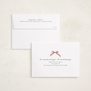 This is a moss holiday photo cards with standard by Chris Griffith called holiday wrap printing on recycled smooth signature in standard