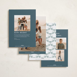 This is a lake holiday photo cards with standard by Paper Sun Studio called colonial christmas printing on recycled smooth signature in standard