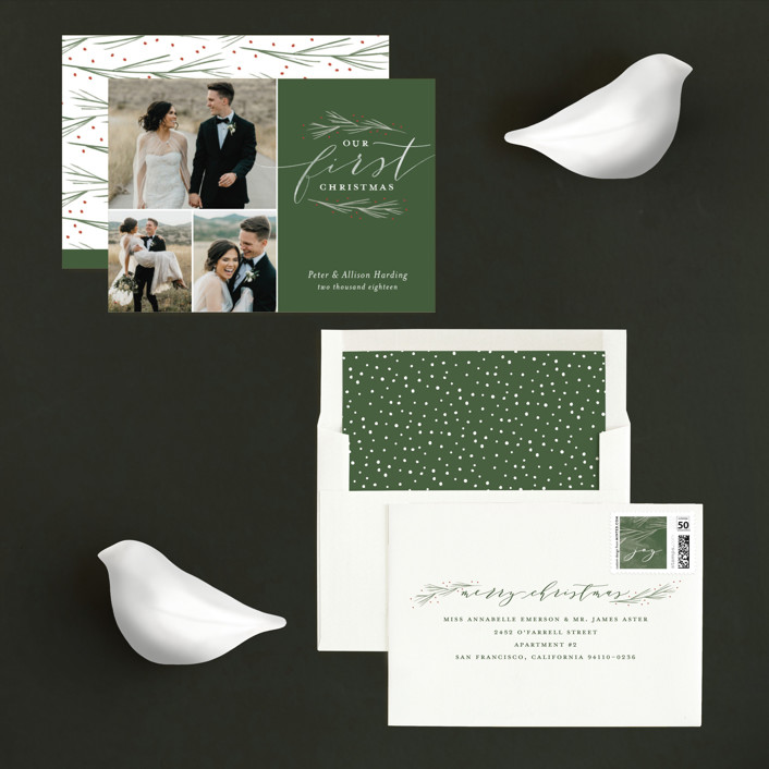 Our first married christmas card