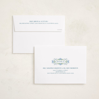 This is a frost holiday photo cards with standard by Paper Sun Studio called winter's lace printing on recycled smooth signature in standard