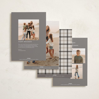 This is a cookies & cream holiday photo cards with standard by Carolyn Nicks called photo surround printing on recycled smooth signature in standard