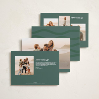 This is a juniper holiday photo cards with standard by Louise Kay called joyful pet printing on recycled smooth signature in standard