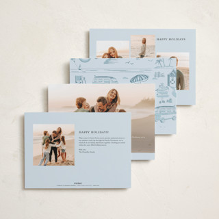 This is a ocean holiday photo cards with standard by Teju Reval called beach holiday printing on recycled smooth signature in standard