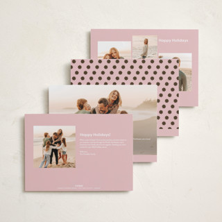 This is a candy holiday photo cards with standard by Megan Davis called pecos printing on recycled smooth signature in standard