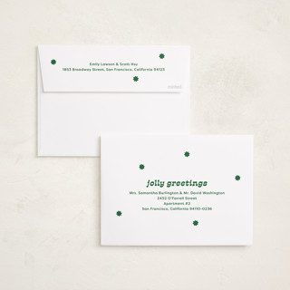 This is a cactus holiday photo cards with standard by Megan Davis called pecos printing on recycled smooth signature in standard