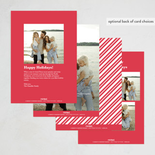 This is a chalkboard holiday photo cards with standard by Corie Page called bright edit printing on recycled smooth signature in standard