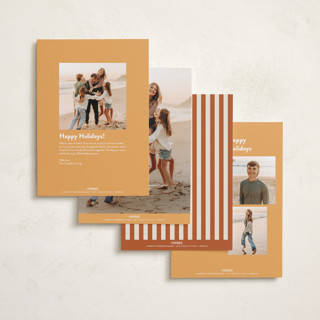 This is a cider holiday photo cards with standard by Ekko Studio called bold & bright printing on recycled smooth signature in standard