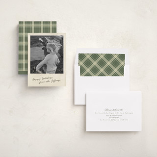 This is a cookie dough holiday photo cards with standard by Adelyn T. called grandma's photo printing on recycled smooth signature in standard